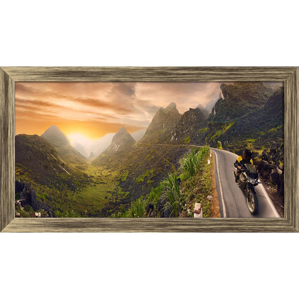 ArtzFolio Mountain View Landscape with Motorcyclist Canvas Painting Synthetic Frame-Paintings Synthetic Framing-AZ5007111ART_FR_RF_R-0-Image Code 5007111 Vishnu Image Folio Pvt Ltd, IC 5007111, ArtzFolio, Paintings Synthetic Framing, Landscapes, Places, Photography, mountain, view, landscape, with, motorcyclist, canvas, painting, synthetic, frame, framed, print, wall, for, living, room, poster, pitaara, box, large, size, drawing, art, split, big, office, reception, of, kids, panel, designer, decorative, ama