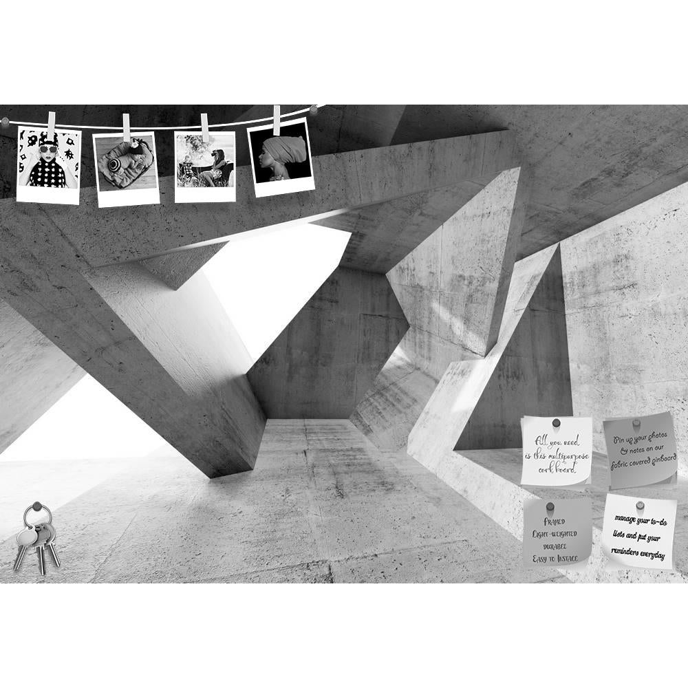 ArtzFolio Abstract Modern Architecture Chaotic Structures Printed Bulletin Board Notice Pin Board Soft Board | Frameless-Bulletin Boards Frameless-AZ5007115BLB_FL_RF_R-0-Image Code 5007115 Vishnu Image Folio Pvt Ltd, IC 5007115, ArtzFolio, Bulletin Boards Frameless, Conceptual, Places, Photography, abstract, modern, architecture, chaotic, structures, printed, bulletin, board, notice, pin, soft, frameless, concrete, interior, design, background, 3d, room, empty, concept, gray, nobody, backdrop, white, light,