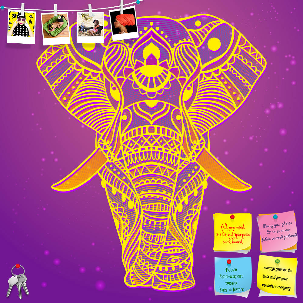 ArtzFolio Elephant D9 Printed Bulletin Board Notice Pin Board Soft Board | Frameless-Bulletin Boards Frameless-AZ5007119BLB_FL_RF_R-0-Image Code 5007119 Vishnu Image Folio Pvt Ltd, IC 5007119, ArtzFolio, Bulletin Boards Frameless, Animals, Traditional, Digital Art, elephant, d9, printed, bulletin, board, notice, pin, soft, frameless, card, elephant., frame, animal, made, vector., illustration, for, design, pattern, textiles., hand, drawn, map, use, childrens, clothes, pajamas, web, sites, pin up board, push