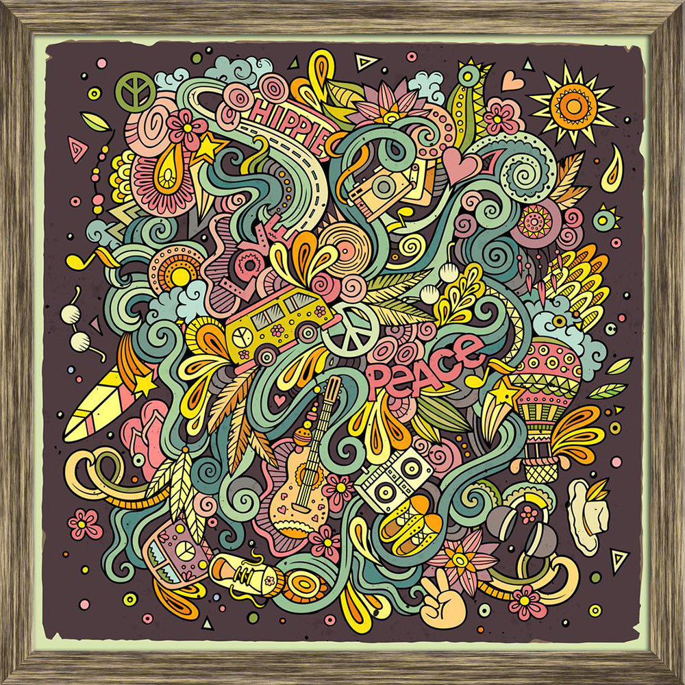 ArtzFolio Hippie Cartoon Doodles D1 Canvas Painting-Paintings Wooden Framing-AZ5007122ART_FR_RF_R-0-Image Code 5007122 Vishnu Image Folio Pvt Ltd, IC 5007122, ArtzFolio, Paintings Wooden Framing, Abstract, Digital Art, hippie, cartoon, doodles, d1, canvas, painting, framed, print, wall, for, living, room, with, frame, poster, pitaara, box, large, size, drawing, art, split, big, office, reception, photography, of, kids, panel, designer, decorative, amazonbasics, reprint, small, bedroom, on, scenery, hand-dra
