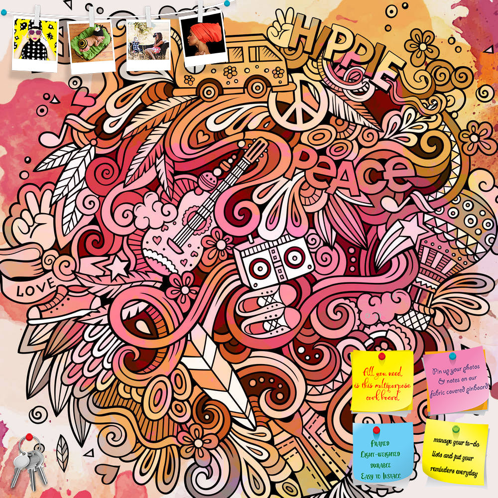ArtzFolio Hippie Cartoon Doodles D3 Printed Bulletin Board Notice Pin Board Soft Board | Frameless-Bulletin Boards Frameless-AZ5007124BLB_FL_RF_R-0-Image Code 5007124 Vishnu Image Folio Pvt Ltd, IC 5007124, ArtzFolio, Bulletin Boards Frameless, Abstract, Digital Art, hippie, cartoon, doodles, d3, printed, bulletin, board, notice, pin, soft, frameless, hand-drawn, illustration., vintage, watercolor, detailed, lots, objects, vector, background, pin up board, push pin board, extra large cork board, big pin boa