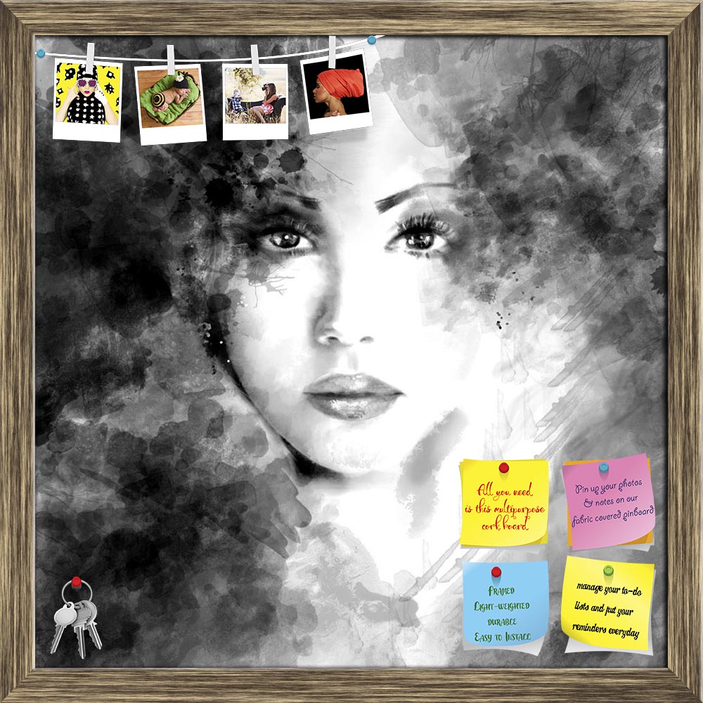 ArtzFolio Abstract Fashion Woman Face Printed Bulletin Board Notice Pin Board Soft Board | Framed-Bulletin Boards Framed-AZ5007125BLB_FR_RF_R-0-Image Code 5007125 Vishnu Image Folio Pvt Ltd, IC 5007125, ArtzFolio, Bulletin Boards Framed, Portraits, Digital Art, abstract, fashion, woman, face, printed, bulletin, board, notice, pin, soft, framed, beautiful, face., illustration, pin up board, push pin board, extra large cork board, big pin board, notice board, small bulletin board, cork board, wall notice boar