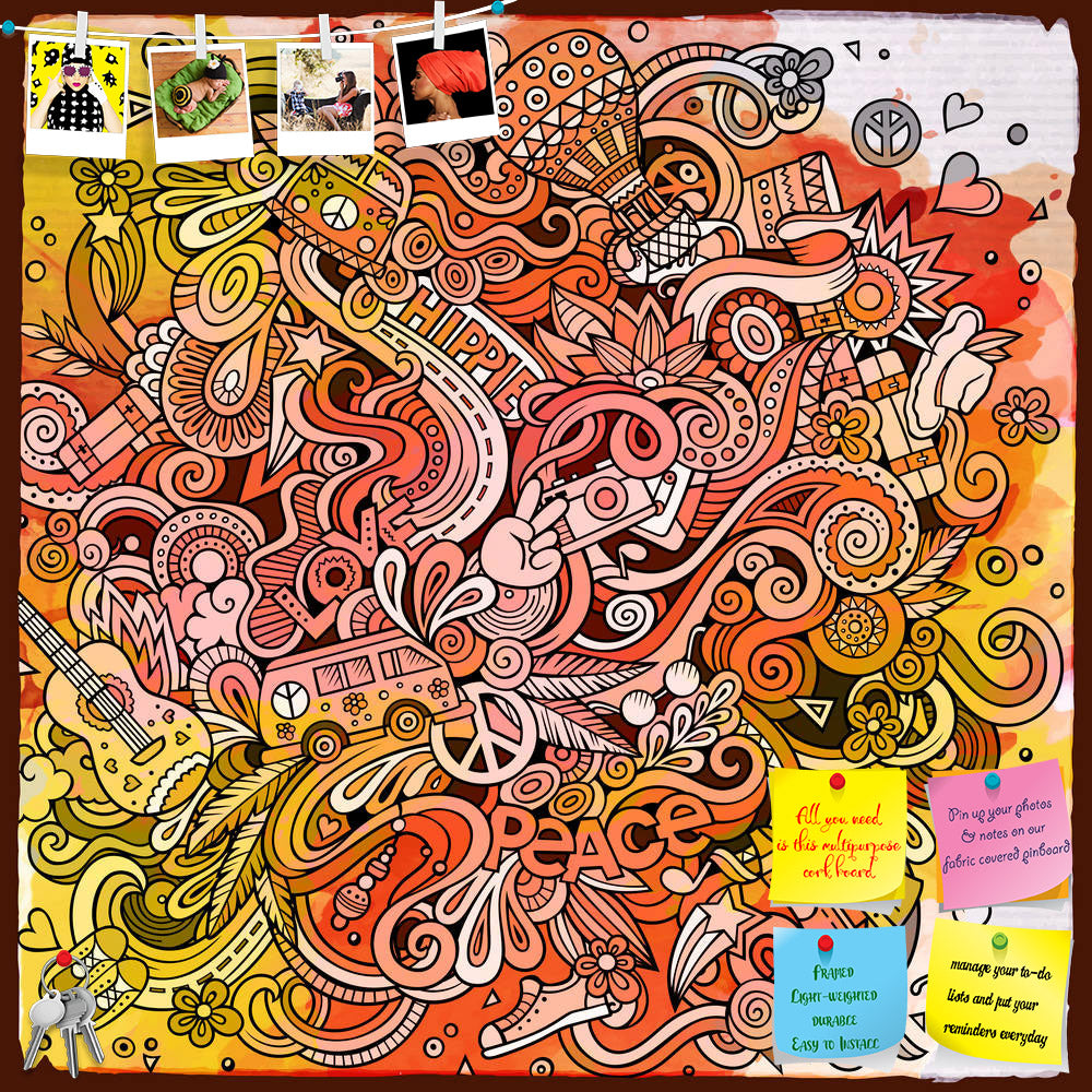 ArtzFolio Hippie Cartoon Doodles D4 Printed Bulletin Board Notice Pin Board Soft Board | Frameless-Bulletin Boards Frameless-AZ5007126BLB_FL_RF_R-0-Image Code 5007126 Vishnu Image Folio Pvt Ltd, IC 5007126, ArtzFolio, Bulletin Boards Frameless, Abstract, Digital Art, hippie, cartoon, doodles, d4, printed, bulletin, board, notice, pin, soft, frameless, hand-drawn, illustration., vintage, watercolor, detailed, lots, objects, vector, background, pin up board, push pin board, extra large cork board, big pin boa