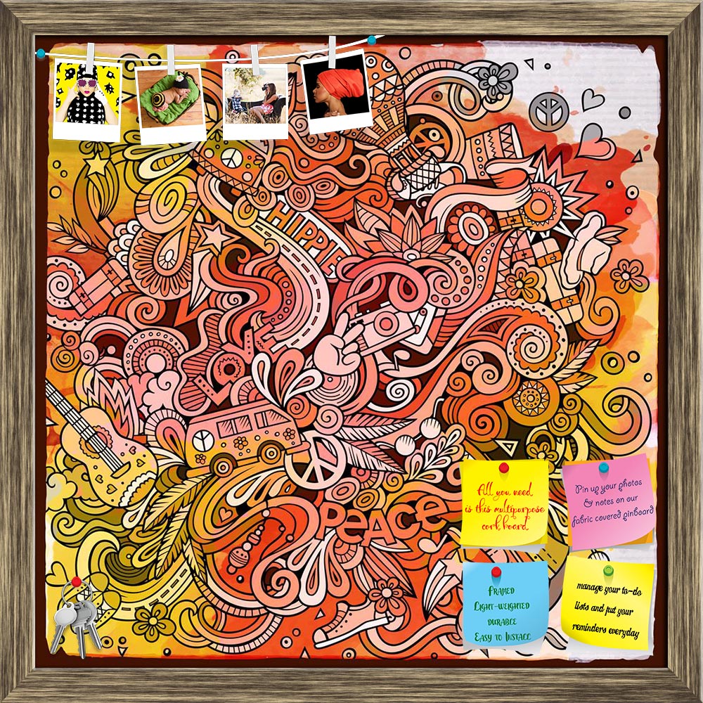 ArtzFolio Hippie Cartoon Doodles D4 Printed Bulletin Board Notice Pin Board Soft Board | Framed-Bulletin Boards Framed-AZ5007126BLB_FR_RF_R-0-Image Code 5007126 Vishnu Image Folio Pvt Ltd, IC 5007126, ArtzFolio, Bulletin Boards Framed, Abstract, Digital Art, hippie, cartoon, doodles, d4, printed, bulletin, board, notice, pin, soft, framed, hand-drawn, illustration., vintage, watercolor, detailed, lots, objects, vector, background, pin up board, push pin board, extra large cork board, big pin board, notice b