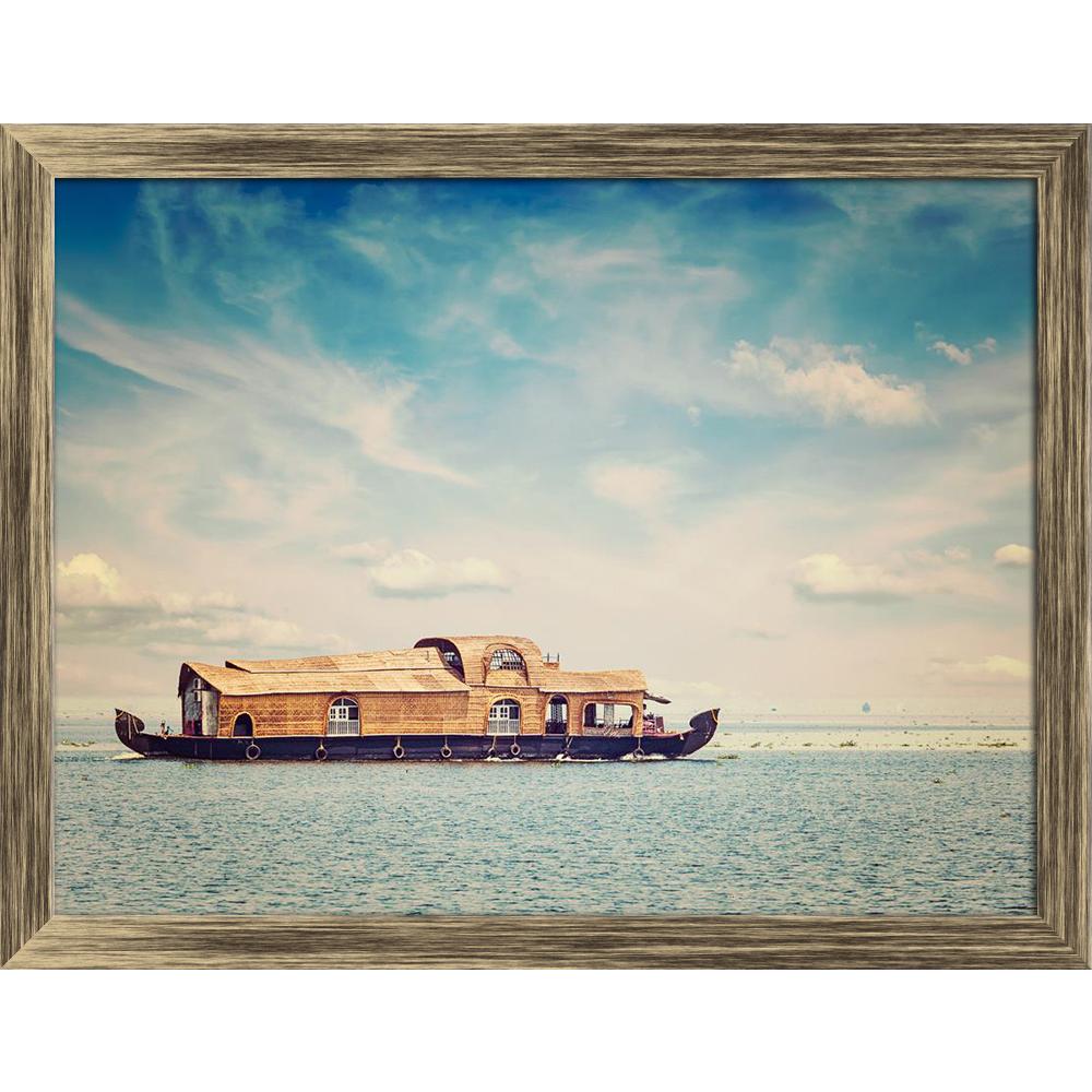 ArtzFolio Houseboat In Vembanadu Lake, Kerala, India Canvas Painting Synthetic Frame-Paintings Synthetic Framing-AZ5007128ART_FR_RF_R-0-Image Code 5007128 Vishnu Image Folio Pvt Ltd, IC 5007128, ArtzFolio, Paintings Synthetic Framing, Landscapes, Places, Photography, houseboat, in, vembanadu, lake, kerala, india, canvas, painting, synthetic, frame, framed, print, wall, for, living, room, with, poster, pitaara, box, large, size, drawing, art, split, big, office, reception, of, kids, panel, designer, decorati