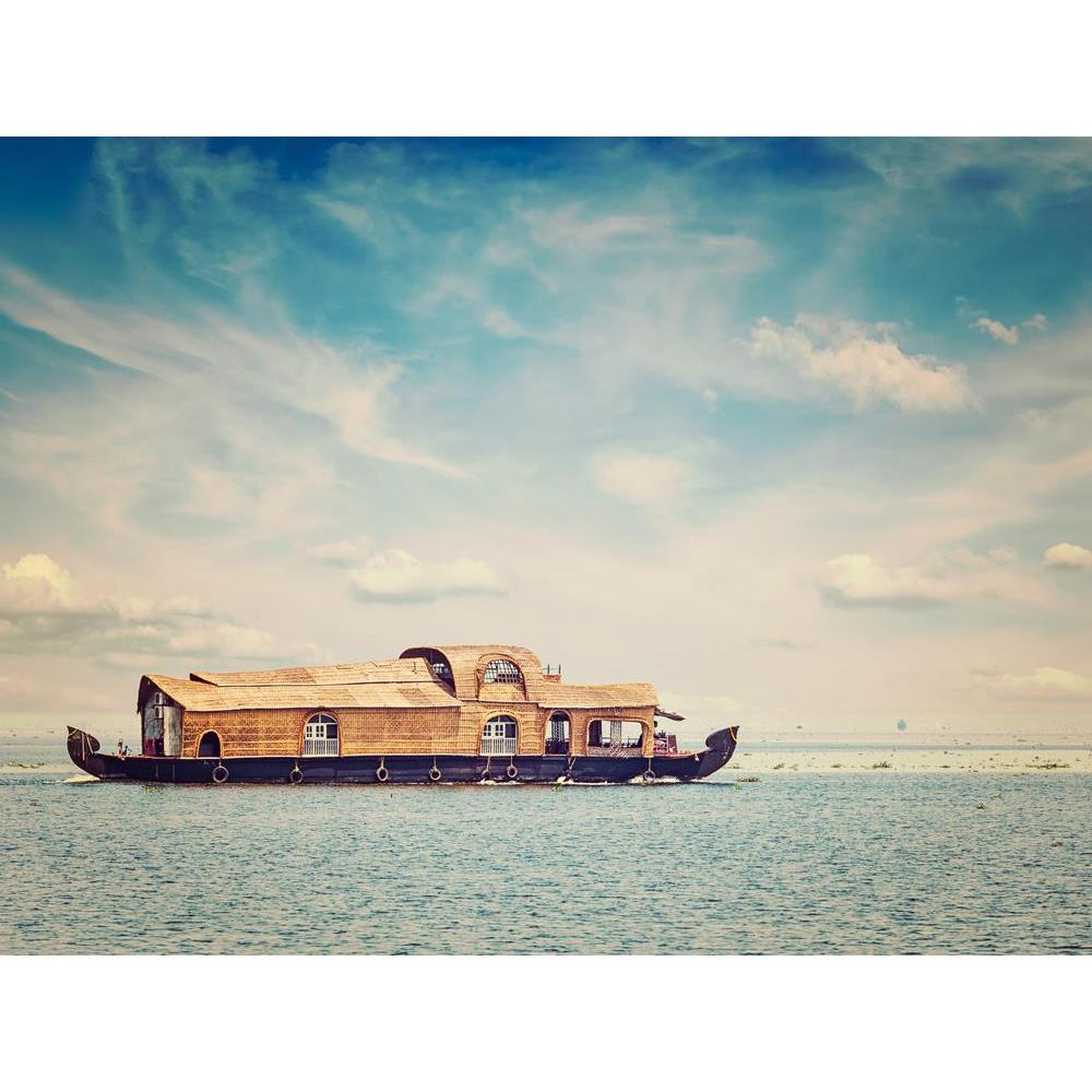 ArtzFolio Houseboat In Vembanadu Lake, Kerala, India Unframed Premium Canvas Painting-Paintings Unframed Premium-AZ5007128ART_UN_RF_R-0-Image Code 5007128 Vishnu Image Folio Pvt Ltd, IC 5007128, ArtzFolio, Paintings Unframed Premium, Landscapes, Places, Photography, houseboat, in, vembanadu, lake, kerala, india, unframed, premium, canvas, painting, large, size, print, wall, for, living, room, without, frame, decorative, poster, art, pitaara, box, drawing, amazonbasics, big, kids, designer, office, reception