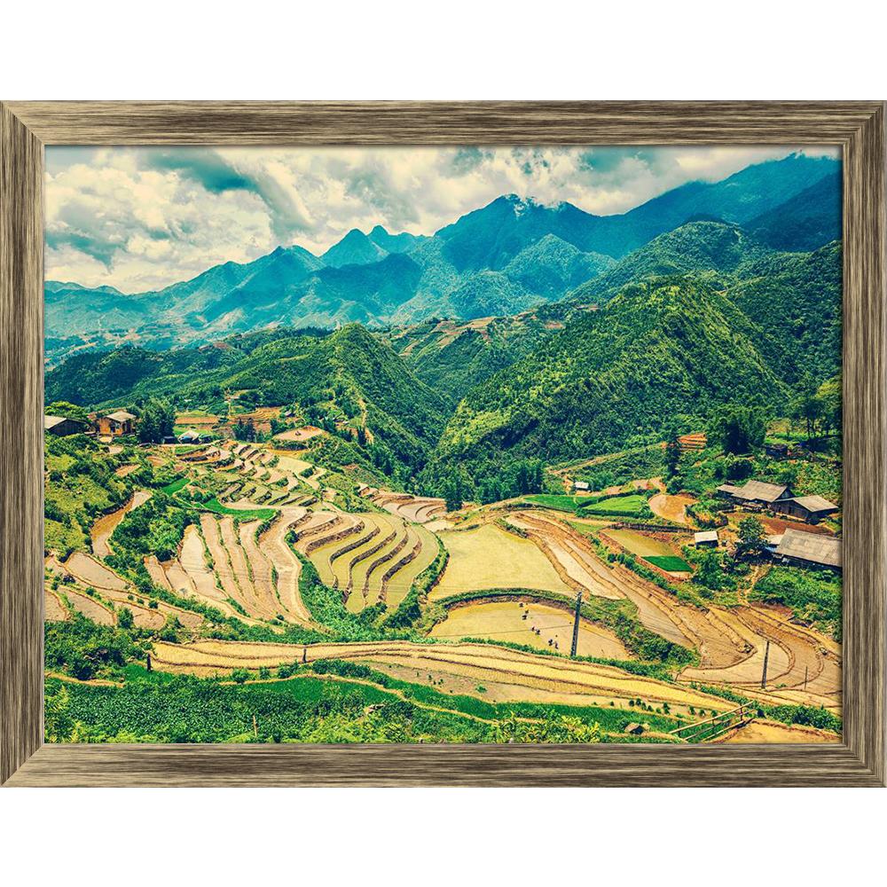 ArtzFolio Rice Paddy Fields, Near Sapa, Vietnam Canvas Painting Synthetic Frame-Paintings Synthetic Framing-AZ5007130ART_FR_RF_R-0-Image Code 5007130 Vishnu Image Folio Pvt Ltd, IC 5007130, ArtzFolio, Paintings Synthetic Framing, Landscapes, Places, Photography, rice, paddy, fields, near, sapa, vietnam, canvas, painting, synthetic, frame, framed, print, wall, for, living, room, with, poster, pitaara, box, large, size, drawing, art, split, big, office, reception, of, kids, panel, designer, decorative, amazon