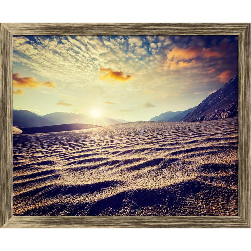 ArtzFolio Sand Dunes in Himalayas on Sunrise, Ladakh, India Canvas Painting Synthetic Frame-Paintings Synthetic Framing-AZ5007136ART_FR_RF_R-0-Image Code 5007136 Vishnu Image Folio Pvt Ltd, IC 5007136, ArtzFolio, Paintings Synthetic Framing, Landscapes, Places, Photography, sand, dunes, in, himalayas, on, sunrise, ladakh, india, canvas, painting, synthetic, frame, framed, print, wall, for, living, room, with, poster, pitaara, box, large, size, drawing, art, split, big, office, reception, of, kids, panel, de