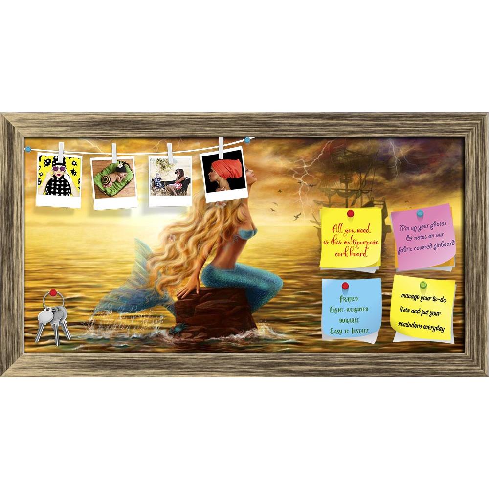 ArtzFolio Princess Sea Mermaid with Ghost Ship Printed Bulletin Board Notice Pin Board Soft Board | Framed-Bulletin Boards Framed-AZ5007139BLB_FR_RF_R-0-Image Code 5007139 Vishnu Image Folio Pvt Ltd, IC 5007139, ArtzFolio, Bulletin Boards Framed, Fantasy, Landscapes, Digital Art, princess, sea, mermaid, with, ghost, ship, printed, bulletin, board, notice, pin, soft, framed, beautiful, sunset, background, pin up board, push pin board, extra large cork board, big pin board, notice board, small bulletin board,
