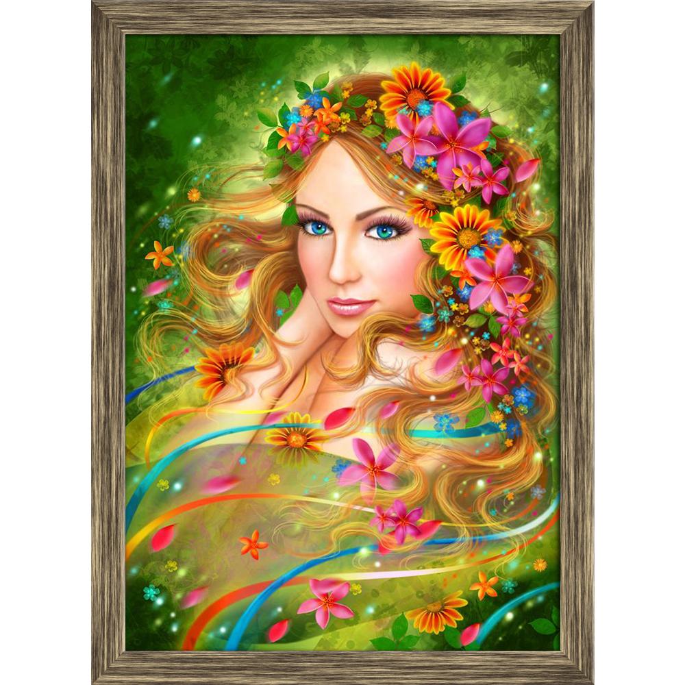 ArtzFolio Fantasy Spring Fairy Woman with Summer Flowers Canvas Painting Synthetic Frame-Paintings Synthetic Framing-AZ5007142ART_FR_RF_R-0-Image Code 5007142 Vishnu Image Folio Pvt Ltd, IC 5007142, ArtzFolio, Paintings Synthetic Framing, Fantasy, Floral, Portraits, Digital Art, spring, fairy, woman, with, summer, flowers, canvas, painting, synthetic, frame, framed, print, wall, for, living, room, poster, pitaara, box, large, size, drawing, art, split, big, office, reception, photography, of, kids, panel, d
