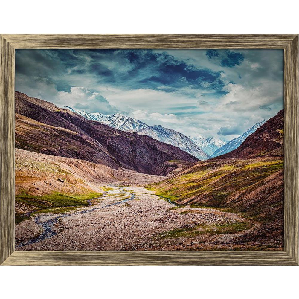 ArtzFolio Himalayan Landscape in Spiti Valley, India Canvas Painting Synthetic Frame-Paintings Synthetic Framing-AZ5007143ART_FR_RF_R-0-Image Code 5007143 Vishnu Image Folio Pvt Ltd, IC 5007143, ArtzFolio, Paintings Synthetic Framing, Landscapes, Places, Photography, himalayan, landscape, in, spiti, valley, india, canvas, painting, synthetic, frame, framed, print, wall, for, living, room, with, poster, pitaara, box, large, size, drawing, art, split, big, office, reception, of, kids, panel, designer, decorat