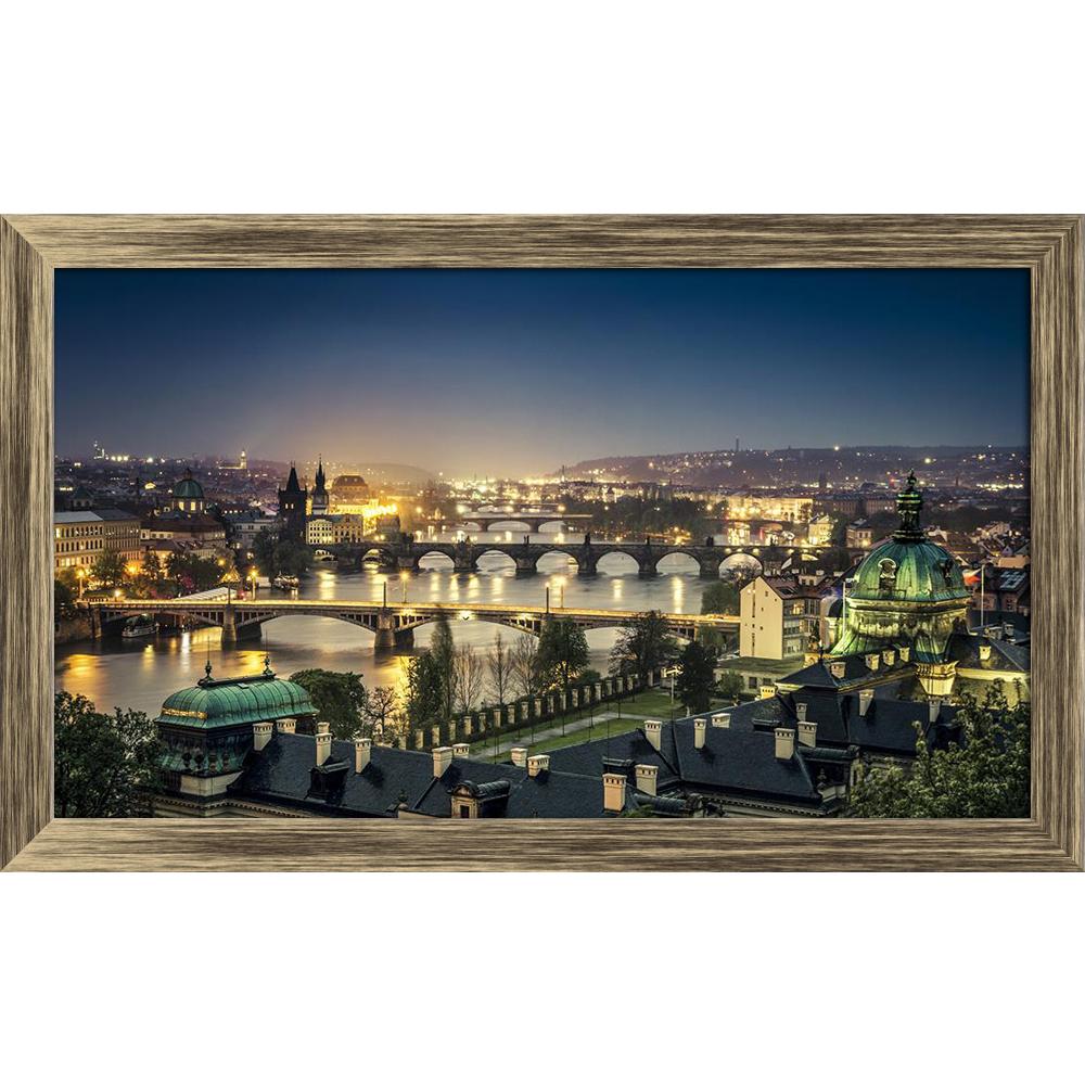 ArtzFolio The Skyline Of Prague At Night, Czech Republic Canvas Painting Synthetic Frame-Paintings Synthetic Framing-AZ5007146ART_FR_RF_R-0-Image Code 5007146 Vishnu Image Folio Pvt Ltd, IC 5007146, ArtzFolio, Paintings Synthetic Framing, Places, Photography, the, skyline, of, prague, at, night, czech, republic, canvas, painting, synthetic, frame, framed, print, wall, for, living, room, with, poster, pitaara, box, large, size, drawing, art, split, big, office, reception, kids, panel, designer, decorative, a