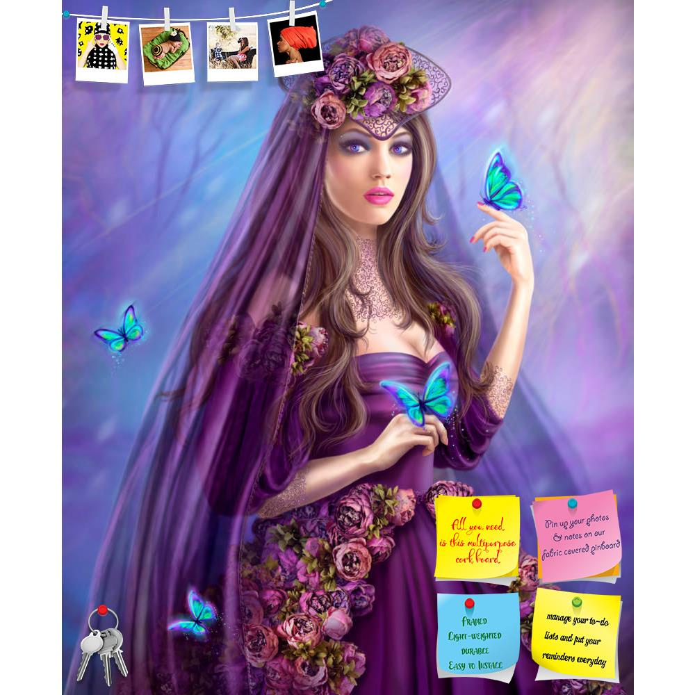 ArtzFolio Fantasy Woman Fairy & Blue Butterflies Printed Bulletin Board Notice Pin Board Soft Board | Frameless-Bulletin Boards Frameless-AZ5007147BLB_FL_RF_R-0-Image Code 5007147 Vishnu Image Folio Pvt Ltd, IC 5007147, ArtzFolio, Bulletin Boards Frameless, Fantasy, Floral, Portraits, Digital Art, woman, fairy, blue, butterflies, printed, bulletin, board, notice, pin, soft, frameless, beautiful, butterflies., illustration, pin up board, push pin board, extra large cork board, big pin board, notice board, sm
