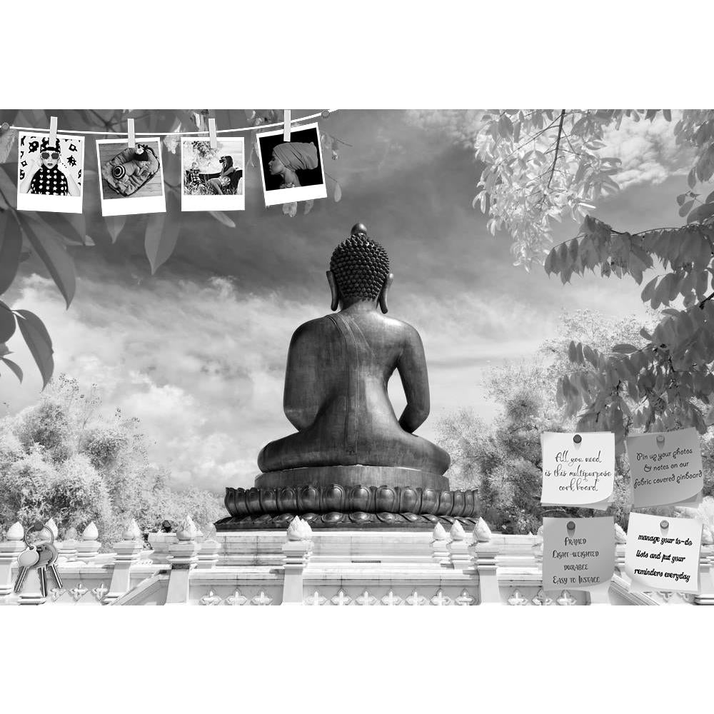 ArtzFolio Black & White Back View of Lord Buddha, Thailand Printed Bulletin Board Notice Pin Board Soft Board | Frameless-Bulletin Boards Frameless-AZ5007149BLB_FL_RF_R-0-Image Code 5007149 Vishnu Image Folio Pvt Ltd, IC 5007149, ArtzFolio, Bulletin Boards Frameless, Places, Religious, Photography, black, white, back, view, of, lord, buddha, thailand, printed, bulletin, board, notice, pin, soft, frameless, agriculture, amazing, ancient, beauty, bright, cloud, color, fantasy, forest, garden, green, haven, in