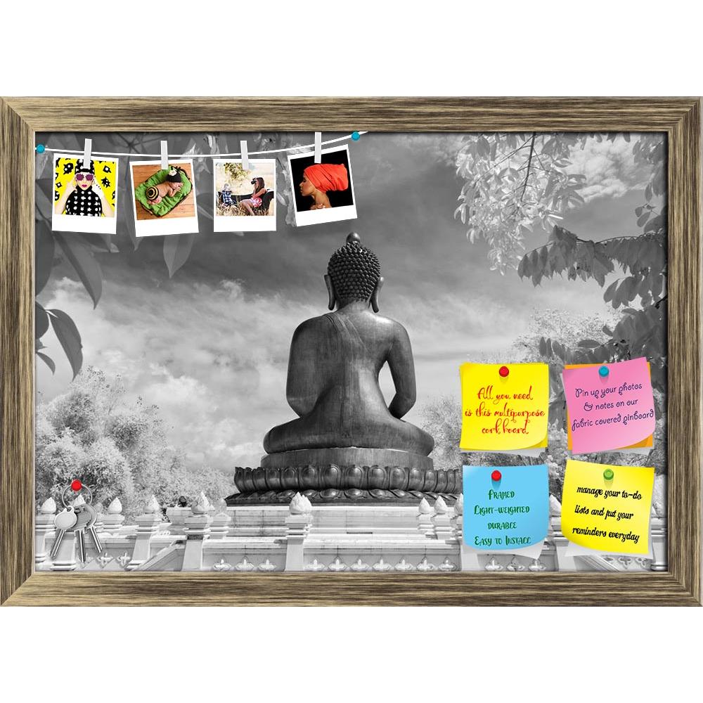 ArtzFolio Black & White Back View of Lord Buddha, Thailand Printed Bulletin Board Notice Pin Board Soft Board | Framed-Bulletin Boards Framed-AZ5007149BLB_FR_RF_R-0-Image Code 5007149 Vishnu Image Folio Pvt Ltd, IC 5007149, ArtzFolio, Bulletin Boards Framed, Places, Religious, Photography, black, white, back, view, of, lord, buddha, thailand, printed, bulletin, board, notice, pin, soft, framed, agriculture, amazing, ancient, beauty, bright, cloud, color, fantasy, forest, garden, green, haven, infrared, land