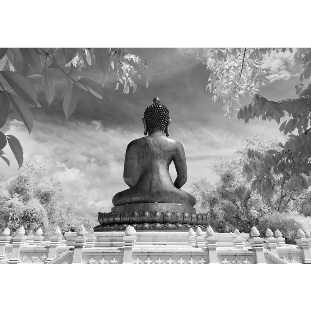ArtzFolio Black White Back View of Lord Buddha, Thailand Unframed Premium Canvas Painting-Paintings Unframed Premium-AZ5007149ART_UN_RF_R-0-Image Code 5007149 Vishnu Image Folio Pvt Ltd, IC 5007149, ArtzFolio, Paintings Unframed Premium, Places, Religious, Photography, black, white, back, view, of, lord, buddha, thailand, unframed, premium, canvas, painting, large, size, print, wall, for, living, room, without, frame, decorative, poster, art, pitaara, box, drawing, amazonbasics, big, kids, designer, office,