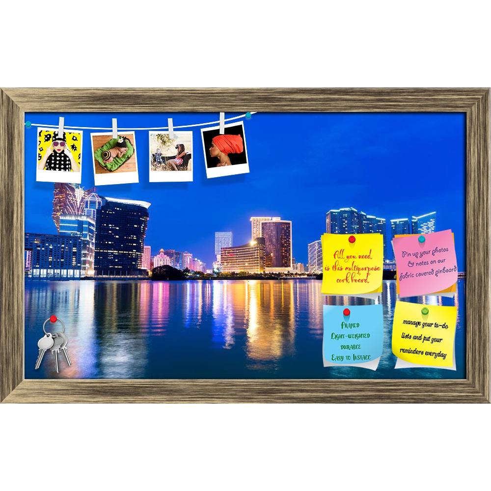 ArtzFolio Macao City View At Night Printed Bulletin Board Notice Pin Board Soft Board | Framed-Bulletin Boards Framed-AZ5007157BLB_FR_RF_R-0-Image Code 5007157 Vishnu Image Folio Pvt Ltd, IC 5007157, ArtzFolio, Bulletin Boards Framed, Landscapes, Places, Photography, macao, city, view, at, night, printed, bulletin, board, notice, pin, soft, framed, macau, casino, china, resort, hong, hotel, kong, river, cityscape, rises, chinese, luxury, modern, high, skyscraper, water, inn, asian, van, ocean, building, cle