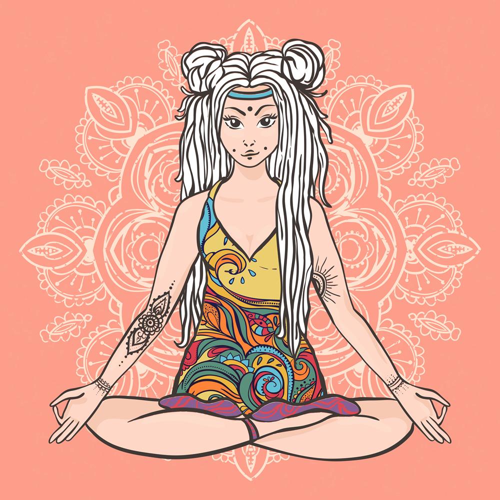 ArtzFolio Hippie Girl With Dreadlocks in Yoga Poses Unframed Premium Canvas Painting-Paintings Unframed Premium-AZ5007159ART_UN_RF_R-0-Image Code 5007159 Vishnu Image Folio Pvt Ltd, IC 5007159, ArtzFolio, Paintings Unframed Premium, Religious, Traditional, Digital Art, hippie, girl, with, dreadlocks, in, yoga, poses, unframed, premium, canvas, painting, large, size, print, wall, for, living, room, without, frame, decorative, poster, art, pitaara, box, drawing, photography, amazonbasics, big, kids, designer,