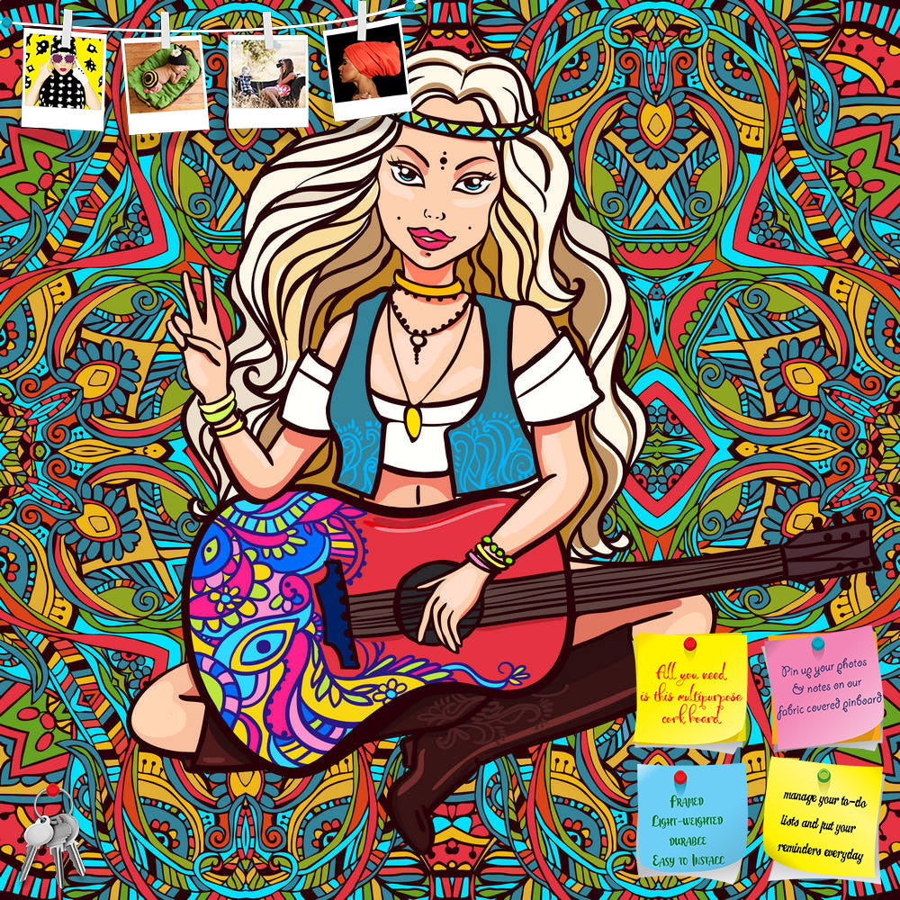 ArtzFolio Hippie Girl Ornamental Style D1 Printed Bulletin Board Notice Pin Board Soft Board | Frameless-Bulletin Boards Frameless-AZ5007160BLB_FL_RF_R-0-Image Code 5007160 Vishnu Image Folio Pvt Ltd, IC 5007160, ArtzFolio, Bulletin Boards Frameless, Music & Dance, Traditional, Digital Art, hippie, girl, ornamental, style, d1, printed, bulletin, board, notice, pin, soft, frameless, girl.hippie, background., love, music, hand-written, fonts, hand-drawn, doodle, background, textures., hippy, color, vector, il