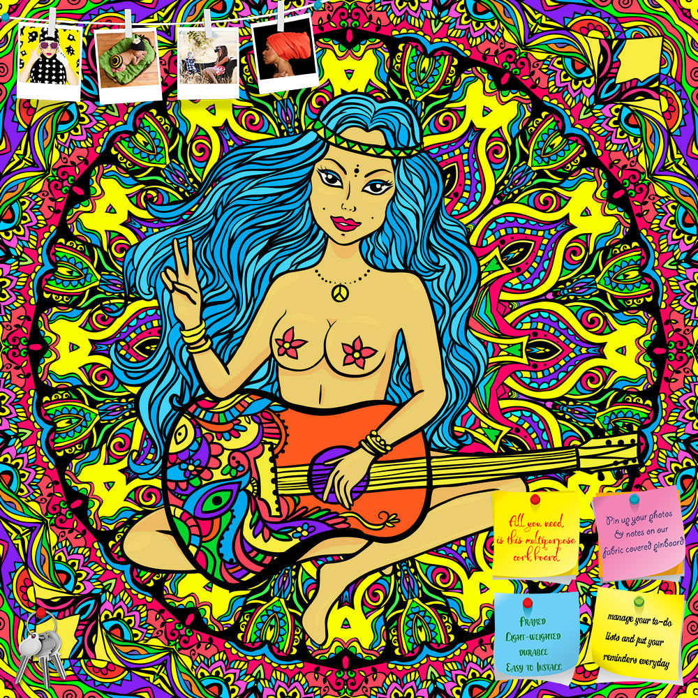 ArtzFolio Hippie Girl Ornamental Style D2 Printed Bulletin Board Notice Pin Board Soft Board | Frameless-Bulletin Boards Frameless-AZ5007161BLB_FL_RF_R-0-Image Code 5007161 Vishnu Image Folio Pvt Ltd, IC 5007161, ArtzFolio, Bulletin Boards Frameless, Music & Dance, Traditional, Digital Art, hippie, girl, ornamental, style, d2, printed, bulletin, board, notice, pin, soft, frameless, girl.hippie, background., love, music, hand-written, fonts, hand-drawn, doodle, background, textures., hippy, color, vector, il