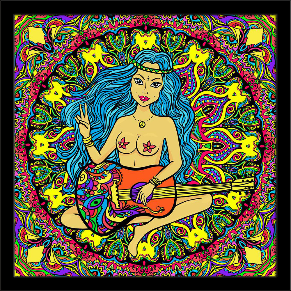 Hippie Girl Ornamental Style Painting Poster Frame-Regular Art Framed-REG_FR-IC 5007161 IC 5007161, 70s, Animated Cartoons, Botanical, Caricature, Cars, Cartoons, Culture, Ethnic, Fashion, Floral, Flowers, Illustrations, Love, Mandala, Music, Music and Dance, Music and Musical Instruments, Nature, Patterns, Retro, Romance, Scenic, Signs, Signs and Symbols, Traditional, Tribal, World Culture, hippie, girl, ornamental, style, painting, poster, frame, boho, car, cartoon, design, pattern, field, flower, power, 