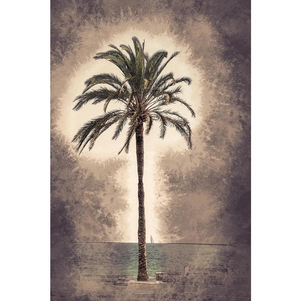 ArtzFolio Palm Trees Along Coast In Palma De Mallorca, Spain D4 Canvas Painting-Paintings MDF Framing-AZ5007164ART_UN_RF_R-0-Image Code 5007164 Vishnu Image Folio Pvt Ltd, IC 5007164, ArtzFolio, Paintings MDF Framing, Landscapes, Vintage, Fine Art Reprint, palm, trees, along, coast, in, palma, de, mallorca, spain, d4, canvas, painting, framed, print, wall, for, living, room, with, frame, poster, pitaara, box, large, size, drawing, art, split, big, office, reception, photography, of, kids, panel, designer, d