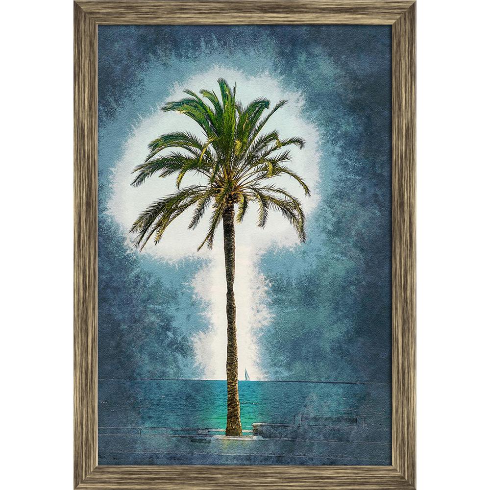 ArtzFolio Palm Trees Along Coast In Palma De Mallorca, Spain D6 Canvas Painting-Paintings Wooden Framing-AZ5007167ART_FR_RF_R-0-Image Code 5007167 Vishnu Image Folio Pvt Ltd, IC 5007167, ArtzFolio, Paintings Wooden Framing, Landscapes, Vintage, Fine Art Reprint, palm, trees, along, coast, in, palma, de, mallorca, spain, d6, canvas, painting, framed, print, wall, for, living, room, with, frame, poster, pitaara, box, large, size, drawing, art, split, big, office, reception, photography, of, kids, panel, desig