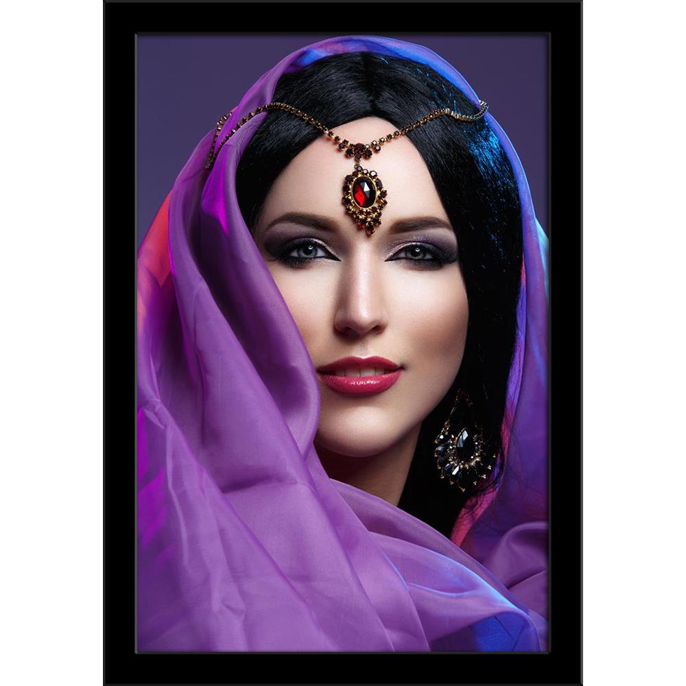 Portrait of Young Caucasian Woman Painting Poster Frame-Regular Art Framed-REG_FR-IC 5007169 IC 5007169, Allah, Ancient, Arabic, Asian, Black, Black and White, Fashion, Historical, Indian, Individuals, Islam, Medieval, Portraits, Vintage, portrait, of, young, caucasian, woman, painting, poster, frame, arabian, attractive, beautiful, beauty, brunette, closeup, cosmetics, curly, dark, earrings, elegance, eye, eyeshadows, fabrics, face, female, girl, glamour, hair, hairstyle, hood, jewelry, jewels, lips, lipst