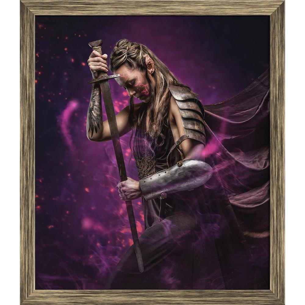 ArtzFolio Elf Woman In Armor Holding Sword Canvas Painting-Paintings Wooden Framing-AZ5007172ART_FR_RF_R-0-Image Code 5007172 Vishnu Image Folio Pvt Ltd, IC 5007172, ArtzFolio, Paintings Wooden Framing, Fantasy, Figurative, Photography, elf, woman, in, armor, holding, sword, canvas, painting, framed, print, wall, for, living, room, with, frame, poster, pitaara, box, large, size, drawing, art, split, big, office, reception, of, kids, panel, designer, decorative, amazonbasics, reprint, small, bedroom, on, sce