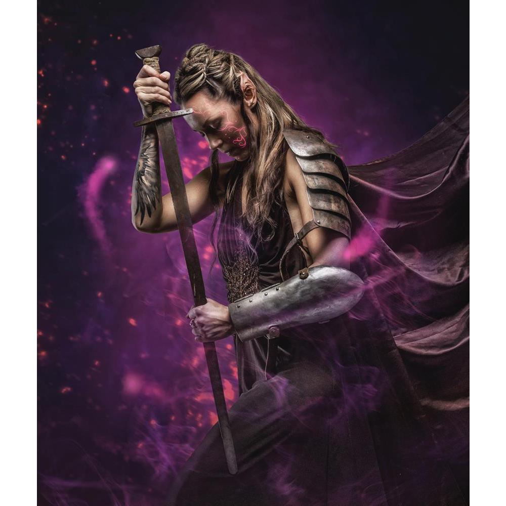 ArtzFolio Elf Woman In Armor Holding Sword Canvas Painting-Paintings MDF Framing-AZ5007172ART_UN_RF_R-0-Image Code 5007172 Vishnu Image Folio Pvt Ltd, IC 5007172, ArtzFolio, Paintings MDF Framing, Fantasy, Figurative, Photography, elf, woman, in, armor, holding, sword, canvas, painting, framed, print, wall, for, living, room, with, frame, poster, pitaara, box, large, size, drawing, art, split, big, office, reception, of, kids, panel, designer, decorative, amazonbasics, reprint, small, bedroom, on, scenery, 