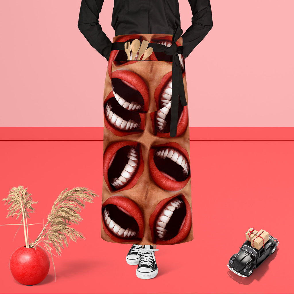 Smiling Mouths, Abstract Expressionism, Abstracts, Geometric, Geometric Abstraction, Patterns, Semi Abstract, Surrealism, adjustable, adults, apron, barber, canvas, chef, childrens, cooking, cotton, craft, gardening, hairdresser, housewife, kids, kitchen, ladies, neck, pocket, pottery, salon, waist, waiter, waterproof, , , , 