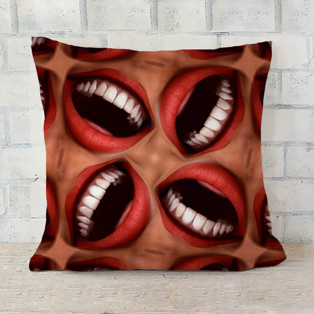 ArtzFolio Smiling Mouths Cushion Cover Throw Pillow-Cushion Covers-AZHFR3378454CUS_CV_L-Image Code 5007186 Vishnu Image Folio Pvt Ltd, IC 5007186, ArtzFolio, Cushion Covers, Adult, Digital Art, smiling, mouths, cushion, cover, throw, pillow, a, seamless, tile, pattern, background, made, out, funny, sofa throws, single throw pillow, zippered throw pillow cover, satin pillow cover, throw pillow, cushion cover only, cushion cover, pillow cover for sofa, pitaara box, throw cushion, kids cushion cover, square cu