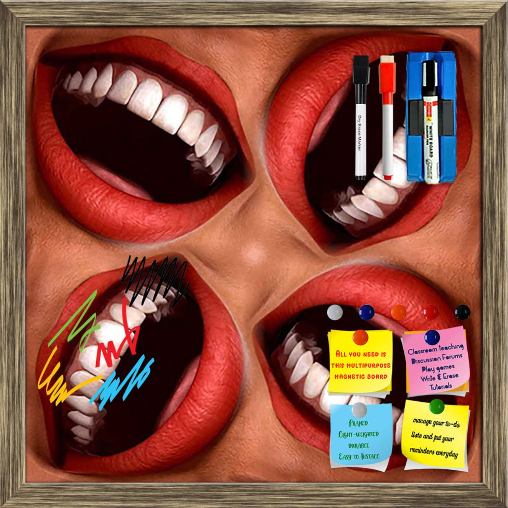 Smiling Mouths Framed Magnetic Dry Erase Board | Combo with Magnet Buttons & Markers-Magnetic Boards Framed-MGB_FR-IC 5007186 IC 5007186, Abstract Expressionism, Abstracts, Geometric, Geometric Abstraction, Patterns, Semi Abstract, Surrealism, smiling, mouths, framed, magnetic, dry, erase, board, printed, whiteboard, with, 4, magnets, 2, markers, 1, duster, abstract, background, bizarre, cheerful, close, closeup, delighted, emotion, freaky, fun, funny, geometrical, glad, happiness, happy, human, jovial, joy