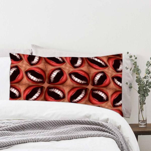 ArtzFolio Smiling Mouths Pillow Cover Case-Pillow Cases-AZHFR3378454PIL_CV_L-Image Code 5007186 Vishnu Image Folio Pvt Ltd, IC 5007186, ArtzFolio, Pillow Cases, Adult, Digital Art, smiling, mouths, pillow, cover, cases, poly, cotton, fabric, a, seamless, tile, pattern, background, made, out, funny, pillow cover, pillow case cover, linen pillow cover, printed pillow cover, pillow for bedroom, living room pillow covers, standard pillow case covers, pitaara box, throw pillow cover, 2 pcs satin pillow cover set