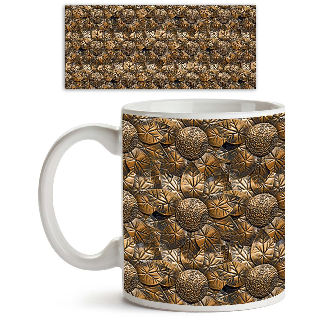 Sunflower Ceramic Coffee Tea Mug Inside White-Coffee Mugs-MUG-IC 5007189 IC 5007189, Abstract Expressionism, Abstracts, Ancient, Art and Paintings, Black, Black and White, Botanical, Circle, Culture, Ethnic, Floral, Flowers, Nature, Patterns, Retro, Semi Abstract, Signs, Signs and Symbols, Traditional, Tribal, Vintage, World Culture, Metallic, sunflower, ceramic, coffee, tea, mug, inside, white, abstract, antique, art, background, chasing, coinage, dark, decor, decoration, design, embossing, flower, geometr