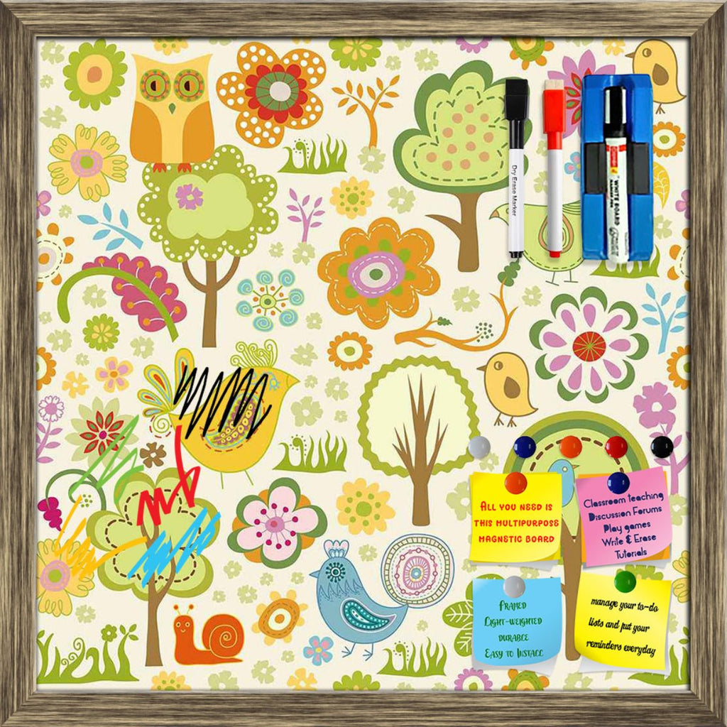 Chirpy Bird Framed Magnetic Dry Erase Board | Combo with Magnet Buttons & Markers-Magnetic Boards Framed-MGB_FR-IC 5007191 IC 5007191, Birds, Botanical, Floral, Flowers, Nature, Patterns, chirpy, bird, framed, magnetic, dry, erase, board, printed, whiteboard, with, 4, magnets, 2, markers, 1, duster, seamless, pattern, artzfolio, white board, dry erase board, magnetic board, magnetic whiteboard, small whiteboard, whiteboard for kids, whiteboard for teaching, white board 2x3, whiteboard with stand, large whit