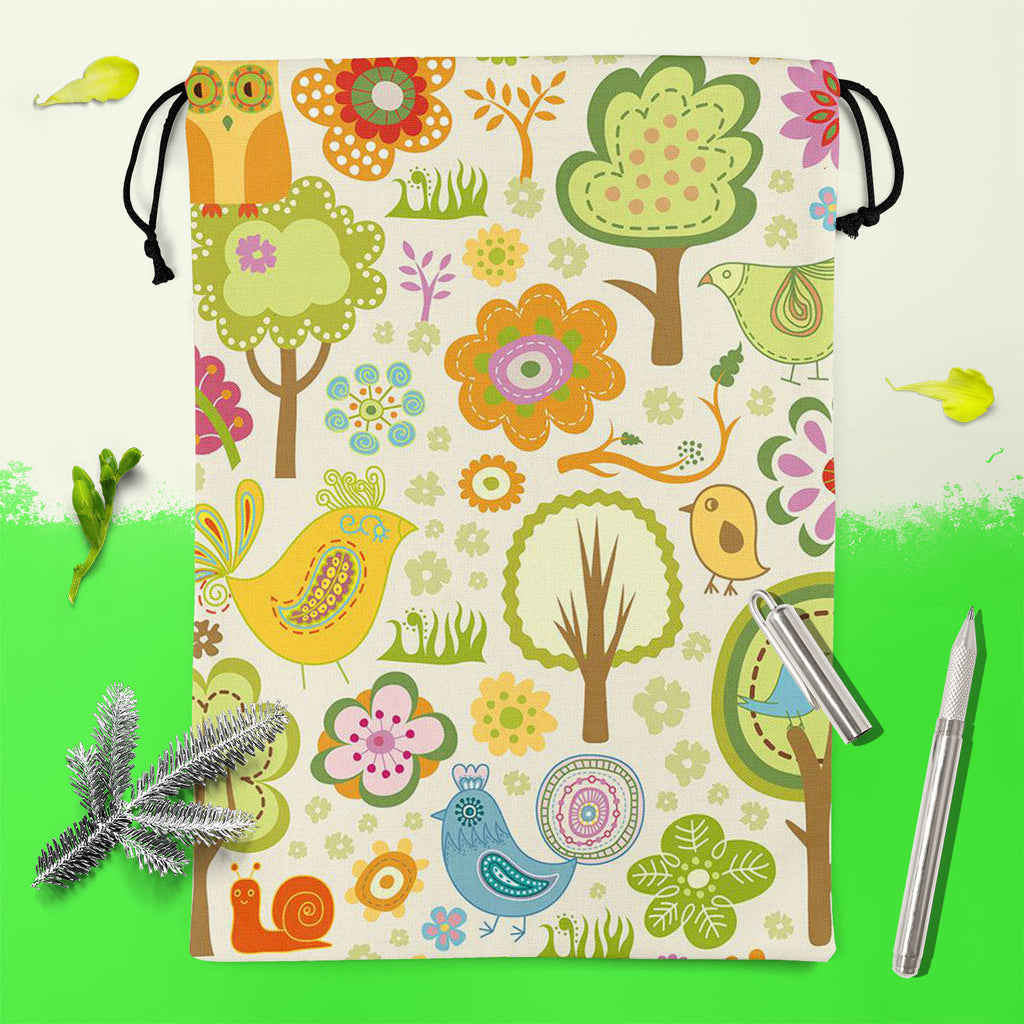 Chirpy Bird, Birds, Botanical, Floral, Flowers, Nature, Patterns, bag, bridal, canvas, carry, children, clutch, cotton, daypack, drawstring, fashion, gift, girls, jewelry, makeup, pocket, polyester, potli, pouch, promotional, sling, storage, string, wedding, women, , , , 