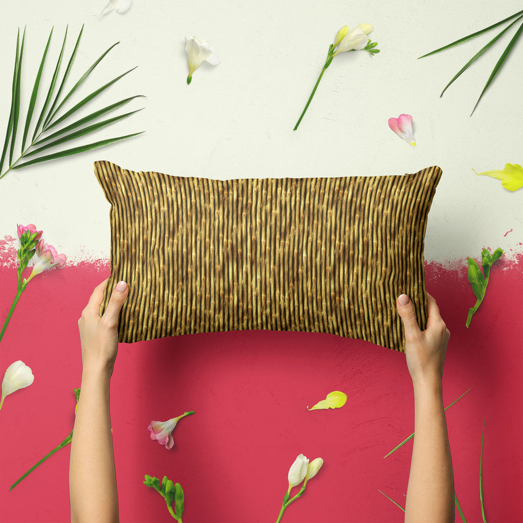 Bamboo Art Pillow Cover Case-Pillow Cases-PIL_CV-IC 5007192 IC 5007192, Abstract Expressionism, Abstracts, Asian, Chinese, Culture, Ethnic, Japanese, Nature, Patterns, Scenic, Semi Abstract, Signs, Signs and Symbols, Traditional, Tribal, Tropical, Wooden, World Culture, bamboo, art, pillow, cover, case, abstract, asia, background, bark, beige, branch, brown, bunch, bundle, closeup, decor, design, fence, golden, interior, japan, joints, jungle, macro, material, natural, oriental, pattern, pipes, place, poles