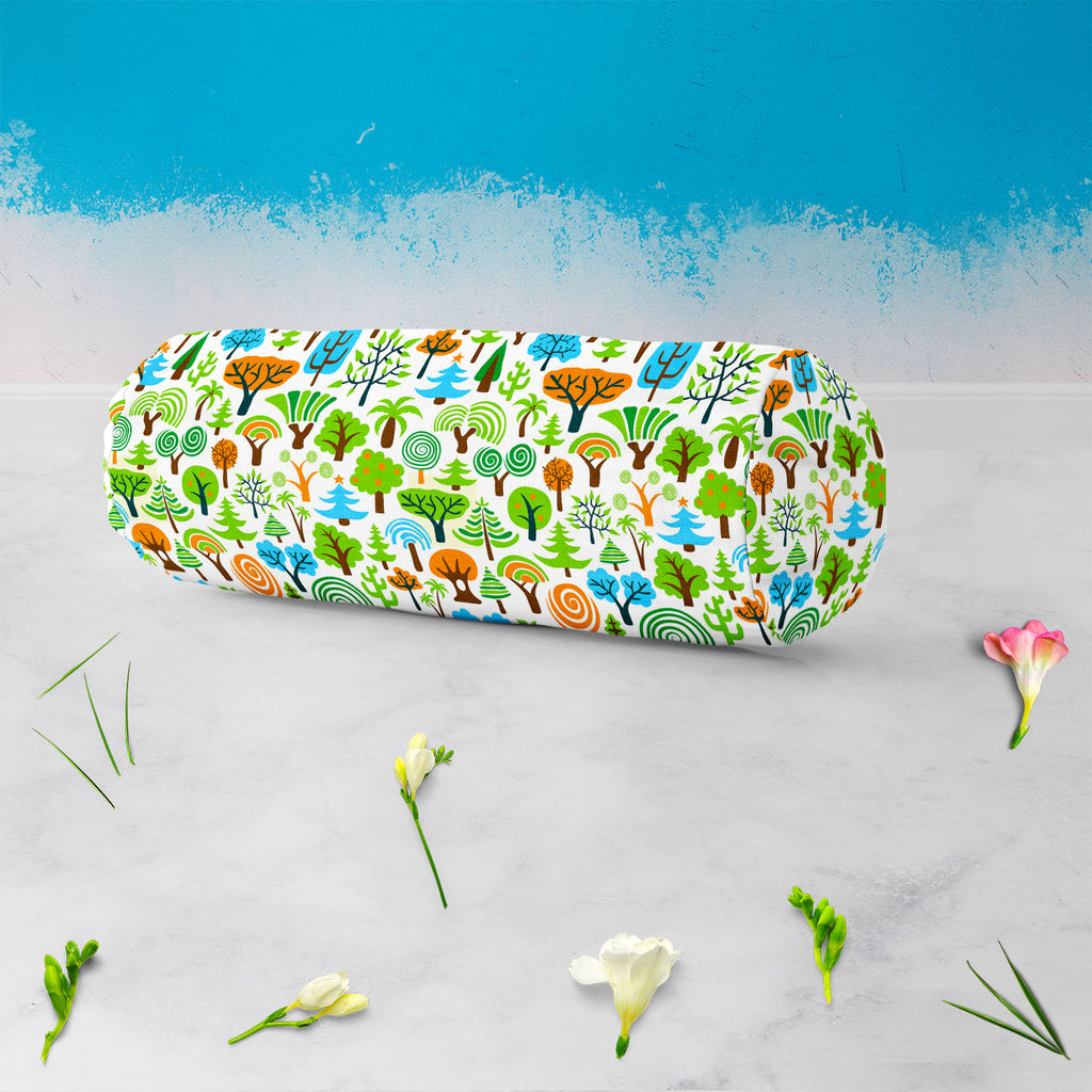 Tree Collection Bolster Cover Booster Cases | Concealed Zipper Opening-Bolster Covers-BOL_CV_ZP-IC 5007194 IC 5007194, Abstract Expressionism, Abstracts, Ancient, Animated Cartoons, Art and Paintings, Botanical, Caricature, Cartoons, Decorative, Digital, Digital Art, Drawing, Floral, Flowers, Graphic, Historical, Illustrations, Medieval, Nature, Patterns, Retro, Scenic, Seasons, Semi Abstract, Signs, Signs and Symbols, Vintage, tree, collection, bolster, cover, booster, cases, concealed, zipper, opening, fo