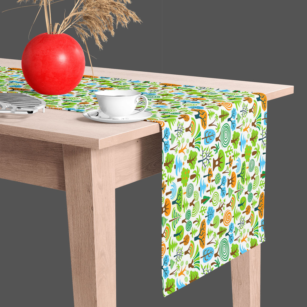 Tree Collection Table Runner-Table Runners-RUN_TB-IC 5007194 IC 5007194, Abstract Expressionism, Abstracts, Ancient, Animated Cartoons, Art and Paintings, Botanical, Caricature, Cartoons, Decorative, Digital, Digital Art, Drawing, Floral, Flowers, Graphic, Historical, Illustrations, Medieval, Nature, Patterns, Retro, Scenic, Seasons, Semi Abstract, Signs, Signs and Symbols, Vintage, tree, collection, table, runner, forest, cute, abstract, art, backdrop, background, beautiful, beauty, branch, card, cartoon, 