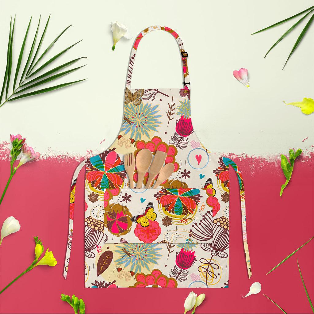 Floral Pattern D1, Abstract Expressionism, Abstracts, Ancient, Animated Cartoons, Art and Paintings, Birds, Botanical, Caricature, Cartoons, Digital, Digital Art, Fashion, Floral, Flowers, Graphic, Hearts, Historical, Illustrations, Love, Medieval, Modern Art, Nature, Patterns, Retro, Romance, Scenic, Seasons, Semi Abstract, Signs, Signs and Symbols, Vintage, adjustable, adults, apron, barber, canvas, chef, childrens, cooking, cotton, craft, gardening, hairdresser, housewife, kids, kitchen, ladies, neck, po