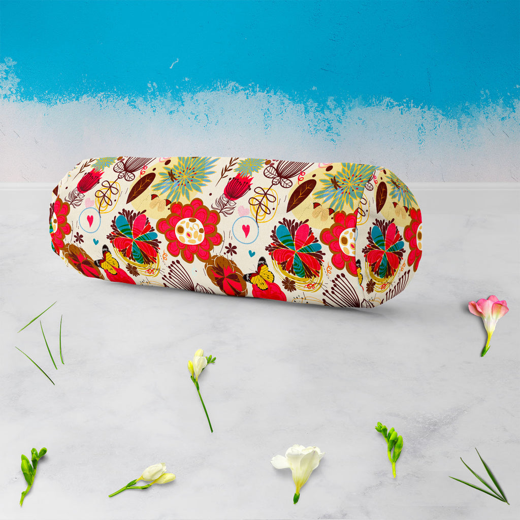Floral Pattern D1 Bolster Cover Booster Cases | Concealed Zipper Opening-Bolster Covers-BOL_CV_ZP-IC 5007195 IC 5007195, Abstract Expressionism, Abstracts, Ancient, Animated Cartoons, Art and Paintings, Birds, Botanical, Caricature, Cartoons, Digital, Digital Art, Fashion, Floral, Flowers, Graphic, Hearts, Historical, Illustrations, Love, Medieval, Modern Art, Nature, Patterns, Retro, Romance, Scenic, Seasons, Semi Abstract, Signs, Signs and Symbols, Vintage, pattern, d1, bolster, cover, booster, cases, con
