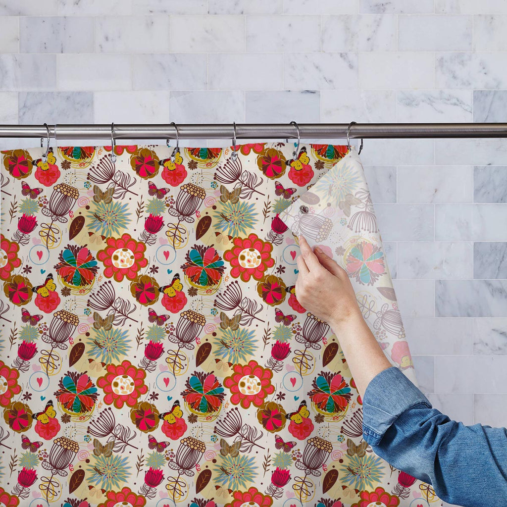 Floral Washable Waterproof Shower Curtain-Shower Curtains-CUR_SH-IC 5007195 IC 5007195, Abstract Expressionism, Abstracts, Ancient, Animated Cartoons, Art and Paintings, Birds, Botanical, Caricature, Cartoons, Digital, Digital Art, Fashion, Floral, Flowers, Graphic, Hearts, Historical, Illustrations, Love, Medieval, Modern Art, Nature, Patterns, Retro, Romance, Scenic, Seasons, Semi Abstract, Signs, Signs and Symbols, Vintage, washable, waterproof, shower, curtain, spring, pattern, primavera, seamless, abst