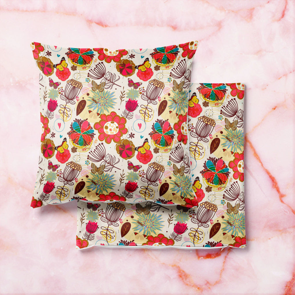 Floral Pattern D1 Cushion Cover Throw Pillow-Cushion Covers-CUS_CV-IC 5007195 IC 5007195, Abstract Expressionism, Abstracts, Ancient, Animated Cartoons, Art and Paintings, Birds, Botanical, Caricature, Cartoons, Digital, Digital Art, Fashion, Floral, Flowers, Graphic, Hearts, Historical, Illustrations, Love, Medieval, Modern Art, Nature, Patterns, Retro, Romance, Scenic, Seasons, Semi Abstract, Signs, Signs and Symbols, Vintage, pattern, d1, cushion, cover, throw, pillow, spring, primavera, seamless, abstra