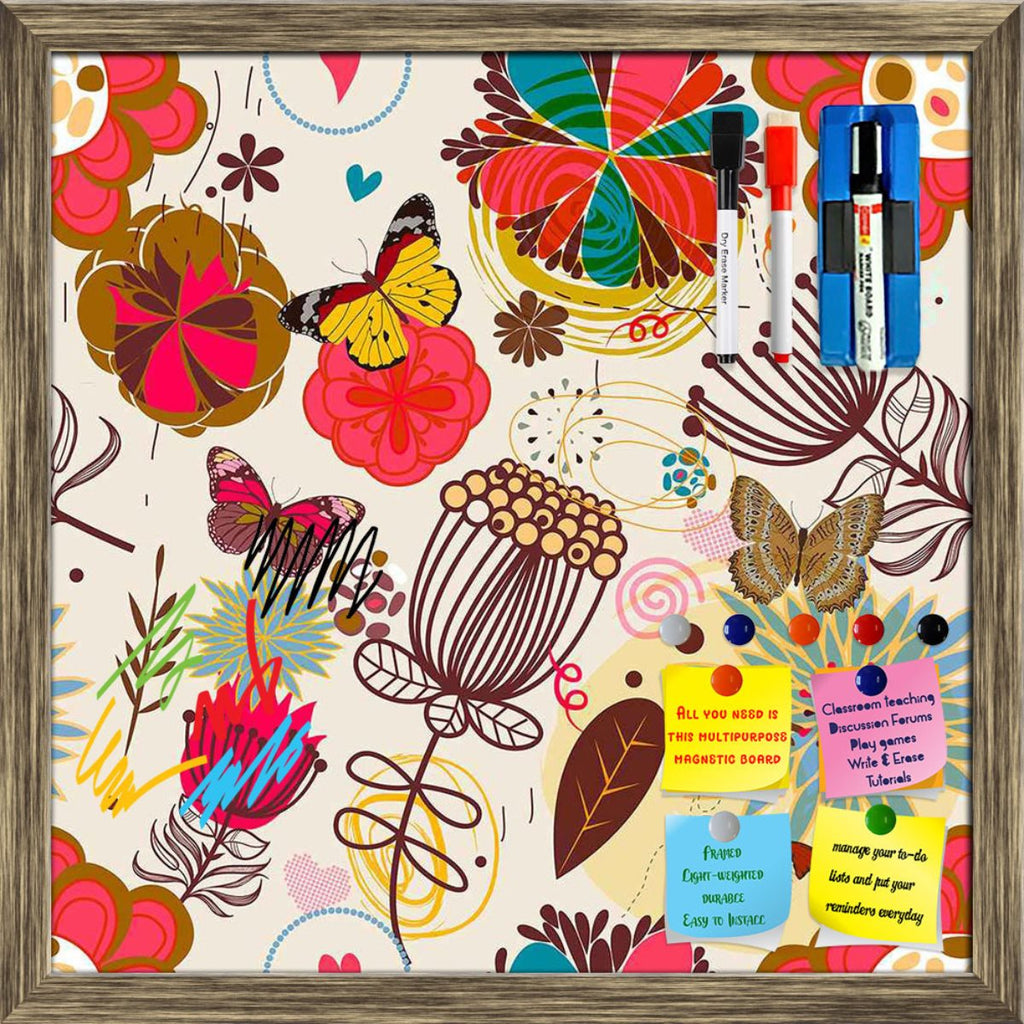 Floral Framed Magnetic Dry Erase Board | Combo with Magnet Buttons & Markers-Magnetic Boards Framed-MGB_FR-IC 5007195 IC 5007195, Abstract Expressionism, Abstracts, Ancient, Animated Cartoons, Art and Paintings, Birds, Botanical, Caricature, Cartoons, Digital, Digital Art, Fashion, Floral, Flowers, Graphic, Hearts, Historical, Illustrations, Love, Medieval, Modern Art, Nature, Patterns, Retro, Romance, Scenic, Seasons, Semi Abstract, Signs, Signs and Symbols, Vintage, framed, magnetic, dry, erase, board, pr