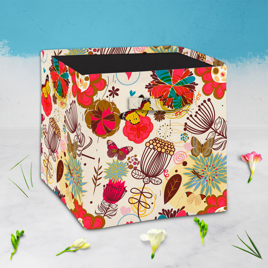 Floral Pattern D1, Abstract Expressionism, Abstracts, Ancient, Animated Cartoons, Art and Paintings, Birds, Botanical, Caricature, Cartoons, Digital, Digital Art, Fashion, Floral, Flowers, Graphic, Hearts, Historical, Illustrations, Love, Medieval, Modern Art, Nature, Patterns, Retro, Romance, Scenic, Seasons, Semi Abstract, Signs, Signs and Symbols, Vintage, bag, basket, baby, bin, box, canvas, closet, clothes, collapsible, cotton, cube, decorative, fabric, foldable, handle, hotel, kids, laundry, open, pla