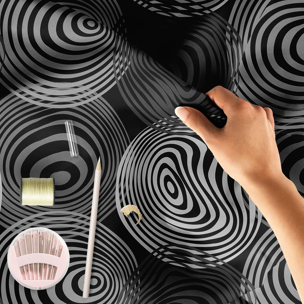 Fashion Circles Sofa Fabric by Metre | Upholstery For Sofa, Curtains & Cushions-Sofa Fabrics-SOF_FB-IC 5007198 IC 5007198, Abstract Expressionism, Abstracts, Ancient, Art and Paintings, Black, Black and White, Circle, Fashion, Historical, Illustrations, Medieval, Modern Art, Patterns, Retro, Semi Abstract, Urban, Vintage, White, circles, sofa, fabric, by, metre, upholstery, for, curtains, cushions, pattern, wallpaper, seamless, abstract, art, background, colors, contrast, detail, glamour, grey, hip, illustr
