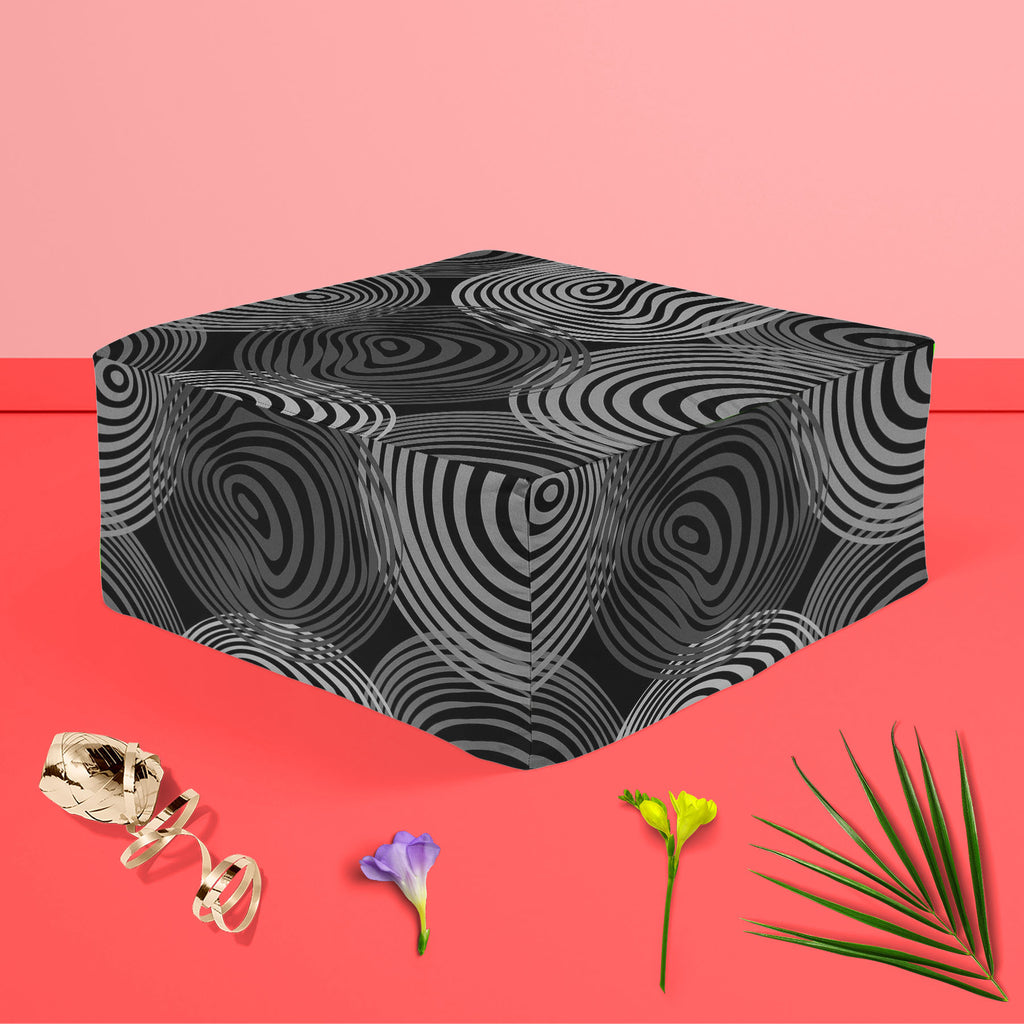 Fashion Circles Footstool Footrest Puffy Pouffe Ottoman Bean Bag | Canvas Fabric-Footstools-FST_CB_BN-IC 5007198 IC 5007198, Abstract Expressionism, Abstracts, Ancient, Art and Paintings, Black, Black and White, Circle, Fashion, Historical, Illustrations, Medieval, Modern Art, Patterns, Retro, Semi Abstract, Urban, Vintage, White, circles, footstool, footrest, puffy, pouffe, ottoman, bean, bag, canvas, fabric, pattern, wallpaper, seamless, abstract, art, background, colors, contrast, detail, glamour, grey, 