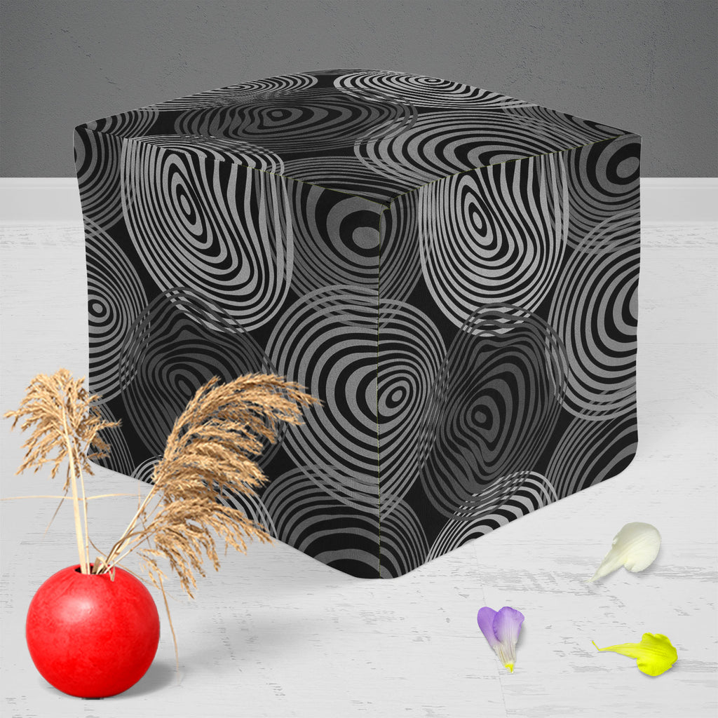 Fashion Circles Footstool Footrest Puffy Pouffe Ottoman Bean Bag | Canvas Fabric-Footstools-FST_CB_BN-IC 5007198 IC 5007198, Abstract Expressionism, Abstracts, Ancient, Art and Paintings, Black, Black and White, Circle, Fashion, Historical, Illustrations, Medieval, Modern Art, Patterns, Retro, Semi Abstract, Urban, Vintage, White, circles, footstool, footrest, puffy, pouffe, ottoman, bean, bag, canvas, fabric, pattern, wallpaper, seamless, abstract, art, background, colors, contrast, detail, glamour, grey, 