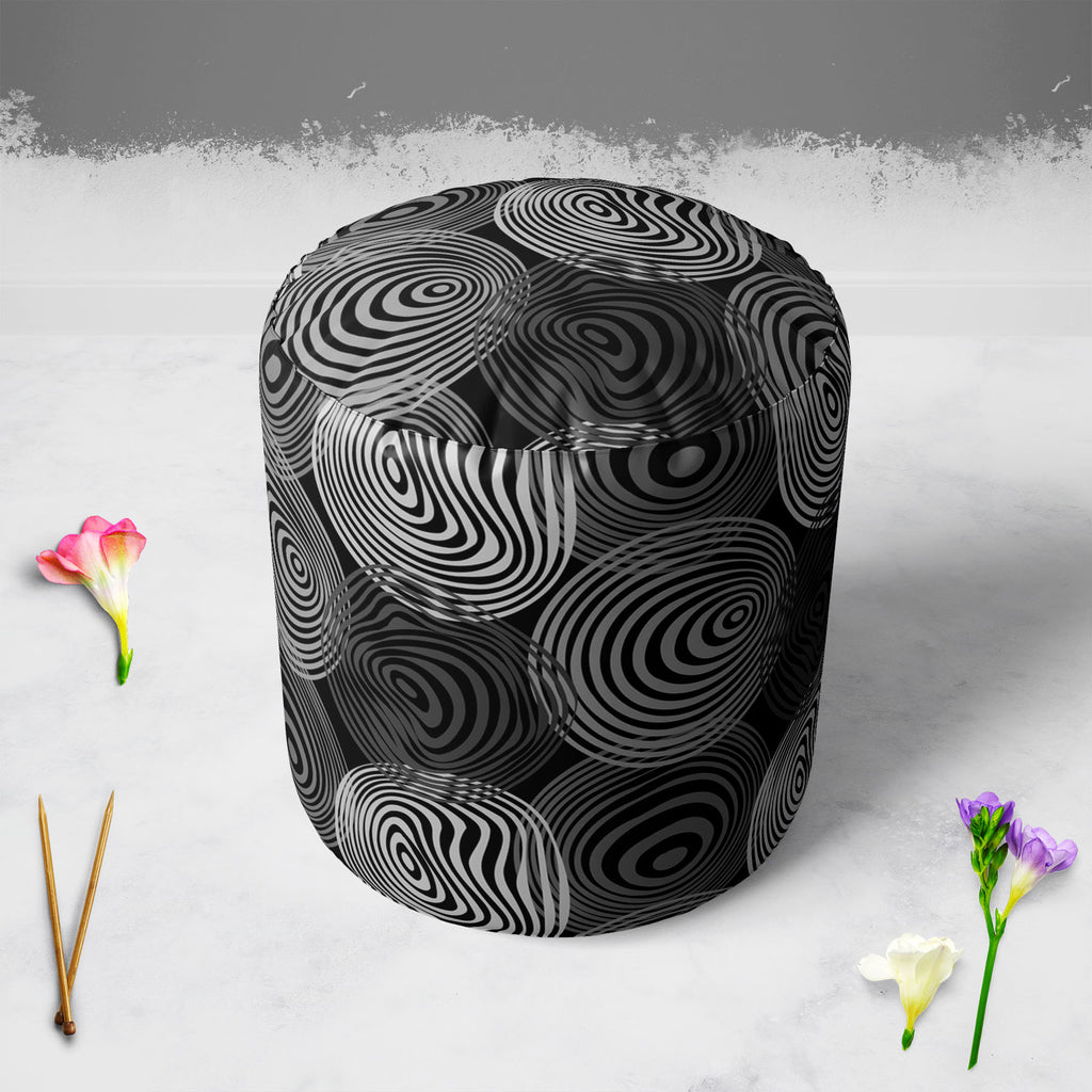 Fashion Circles Footstool Footrest Puffy Pouffe Ottoman Bean Bag | Canvas Fabric-Footstools-FST_CB_BN-IC 5007198 IC 5007198, Abstract Expressionism, Abstracts, Ancient, Art and Paintings, Black, Black and White, Circle, Fashion, Historical, Illustrations, Medieval, Modern Art, Patterns, Retro, Semi Abstract, Urban, Vintage, White, circles, footstool, footrest, puffy, pouffe, ottoman, bean, bag, canvas, fabric, pattern, wallpaper, seamless, abstract, art, background, colors, contrast, detail, glamour, grey, 